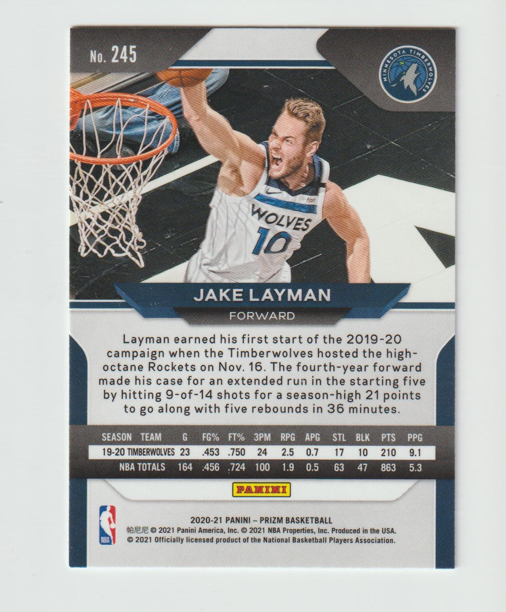 245 Jake Layman - Minnesota Timberwolves