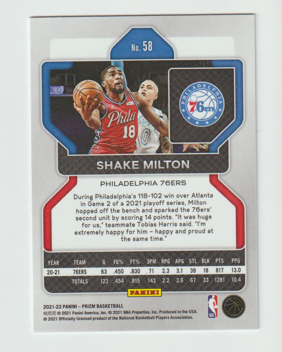 058 Shake Milton - Philadelphia 76ers