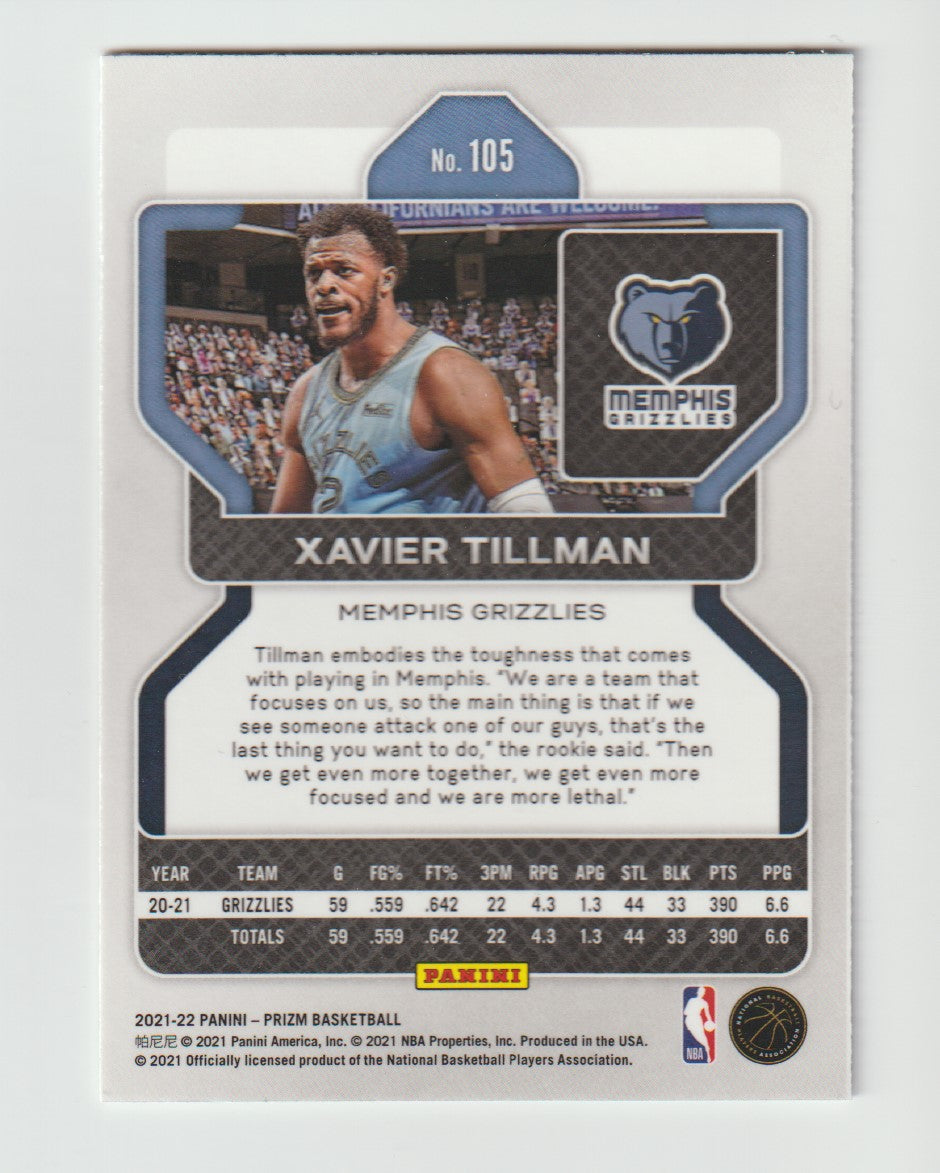 105 Xavier Tillman - Memphis Grizzlies