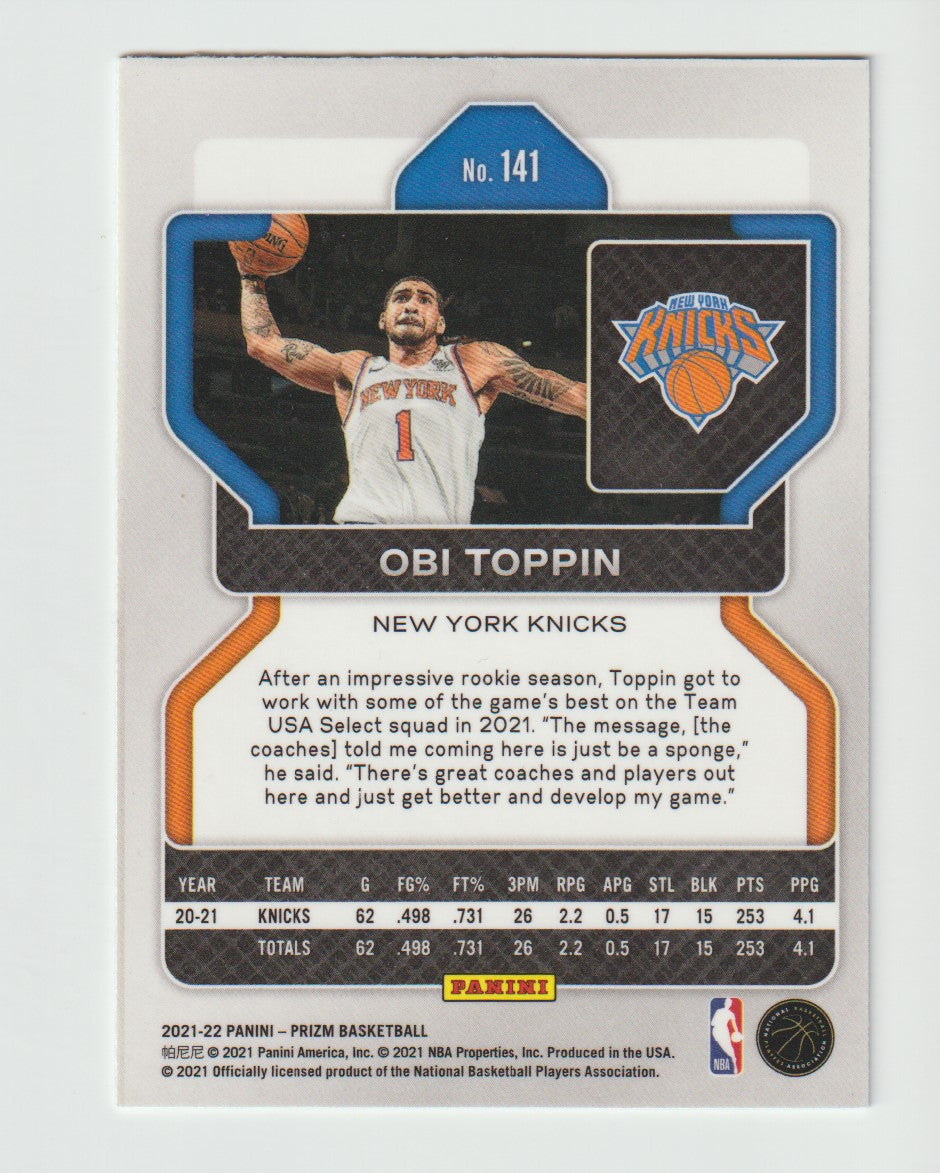 141 Obi Toppin - New York Knicks