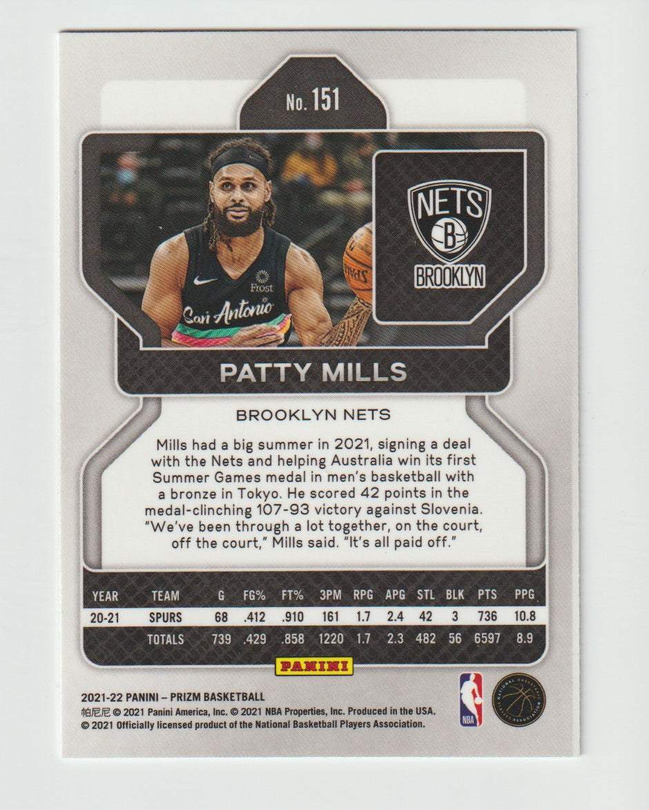 151 Patty Mills - Brooklyn Nets