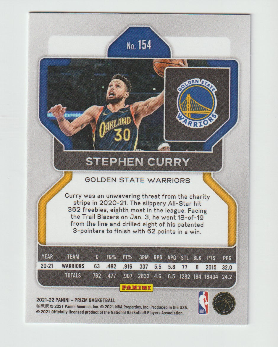154 Stephen Curry - Golden State Warriors