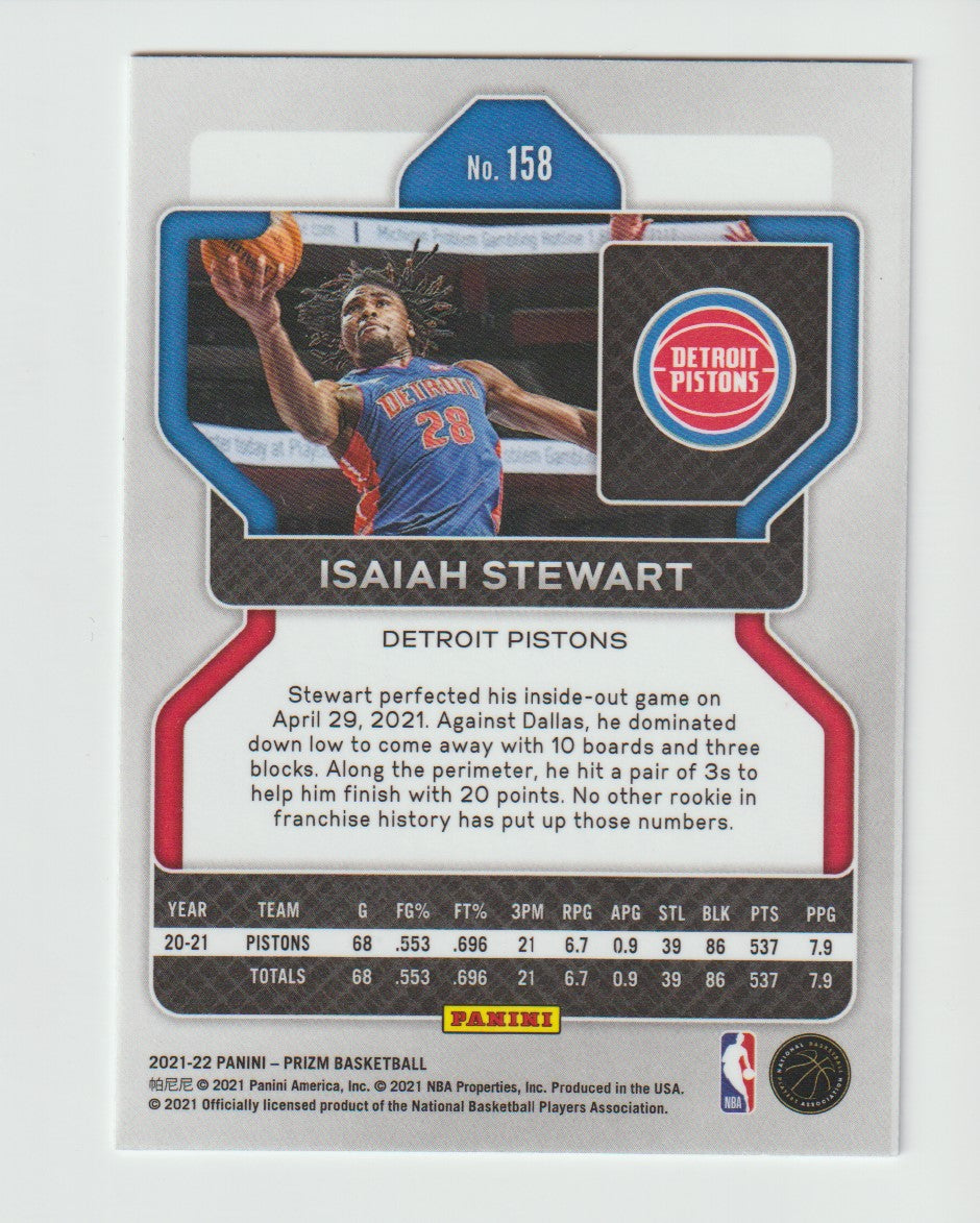 158 Isaiah Stewart - Detroit Pistons
