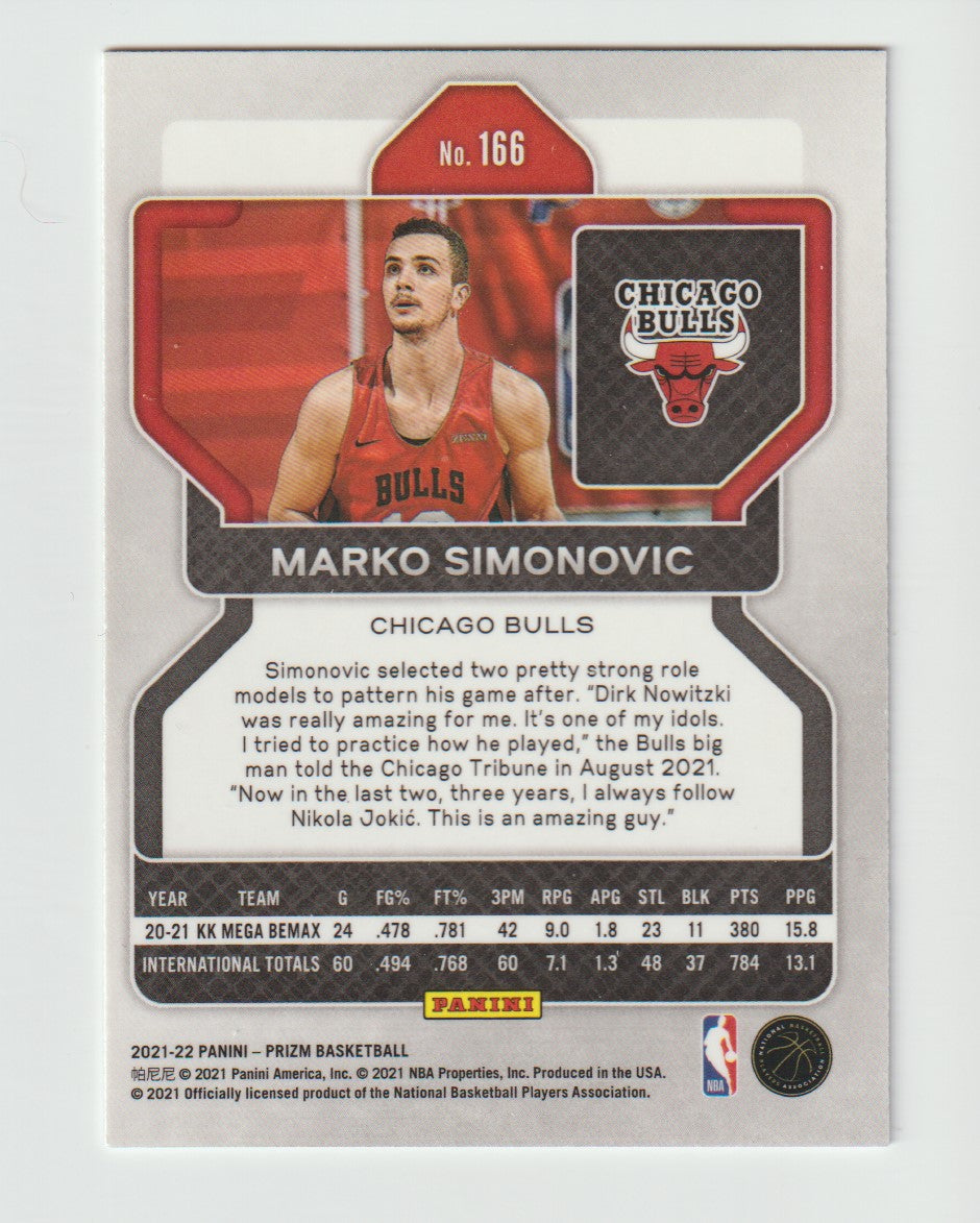 166 Marko Simonovic - Chicago Bulls