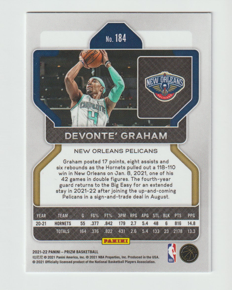 184 Devonte' Graham - New Orleans Pelicans