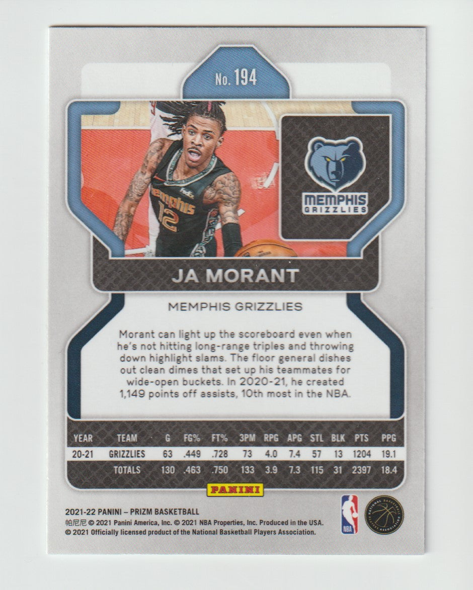 194 Ja Morant - Memphis Grizzlies