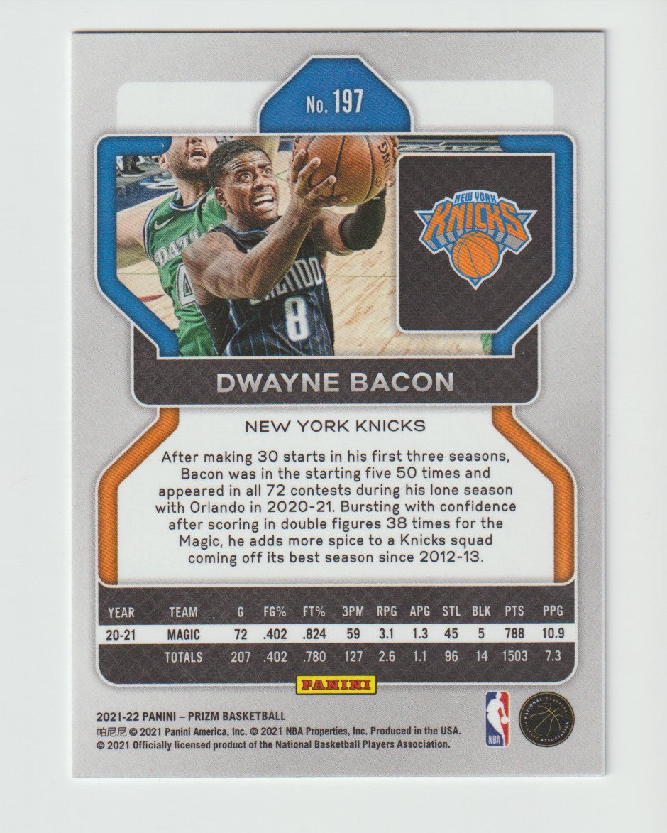 197 Dwayne Bacon - New York Knicks