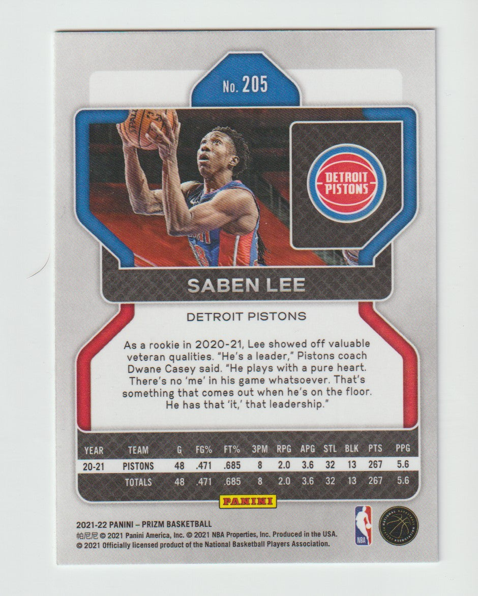 205 Saben Lee - Detroit Pistons