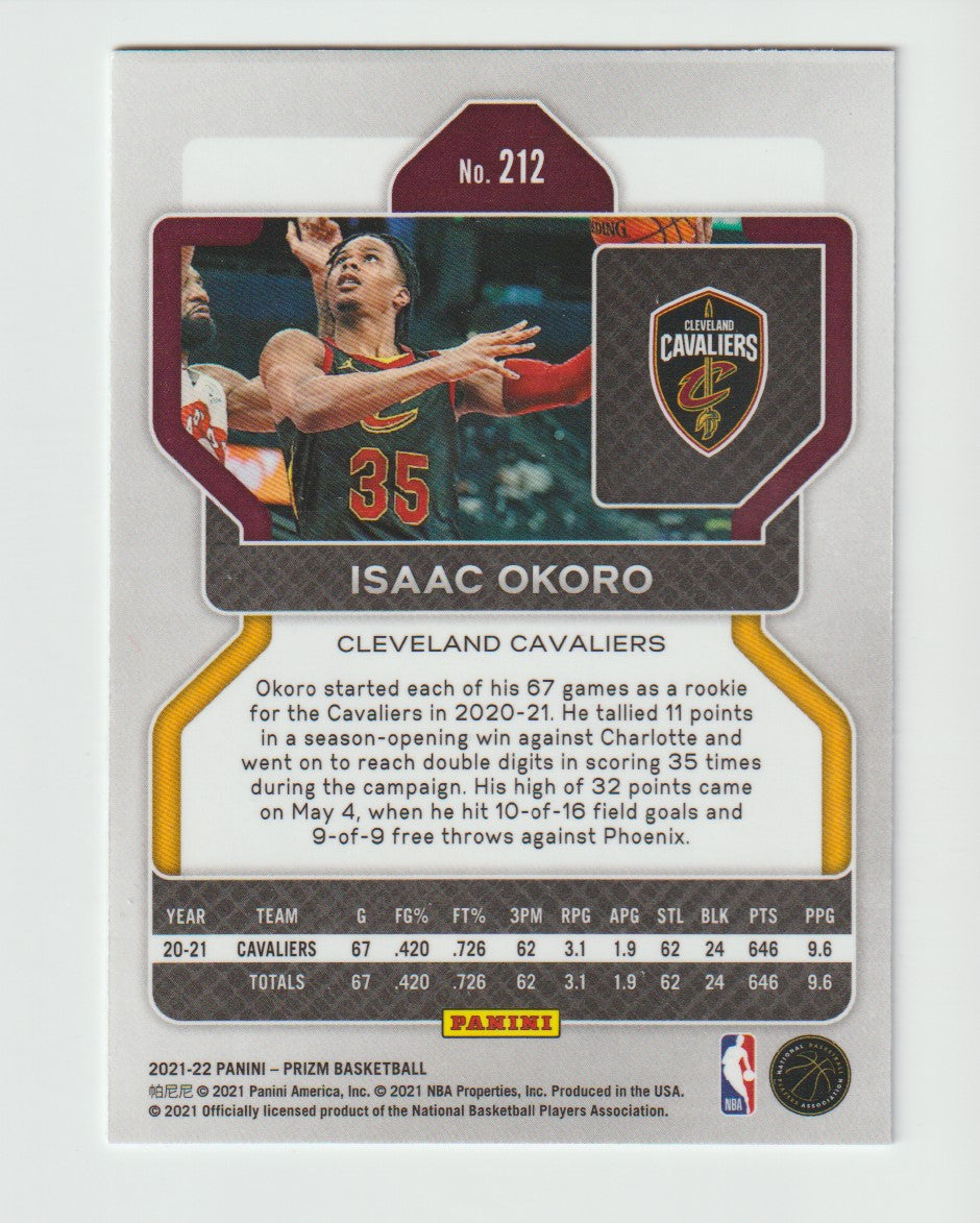 212 Isaac Okoro - Cleveland Cavaliers