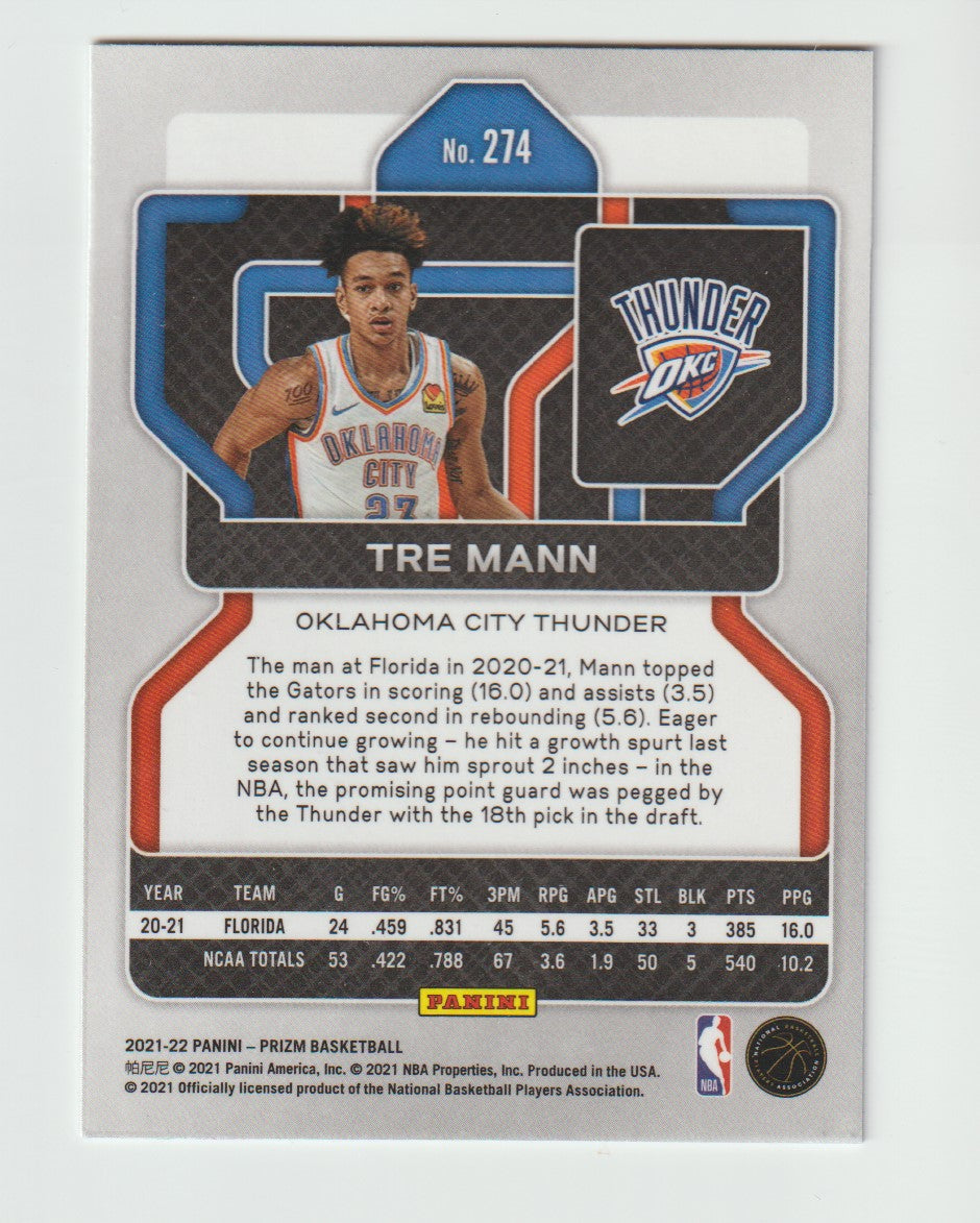 274 Tre Mann - Oklahoma City Thunder