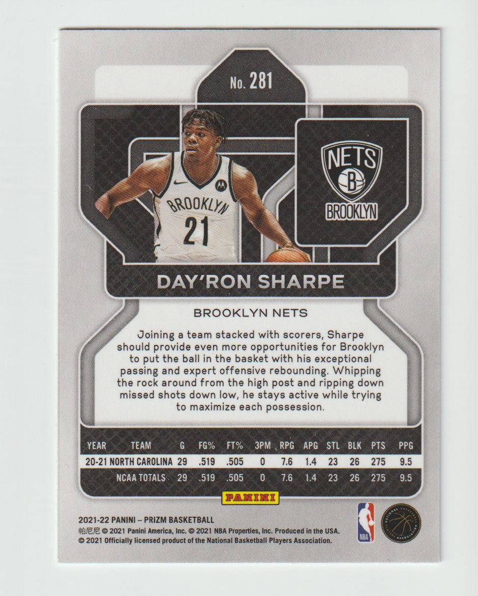 281 Day'Ron Sharpe - Brooklyn Nets