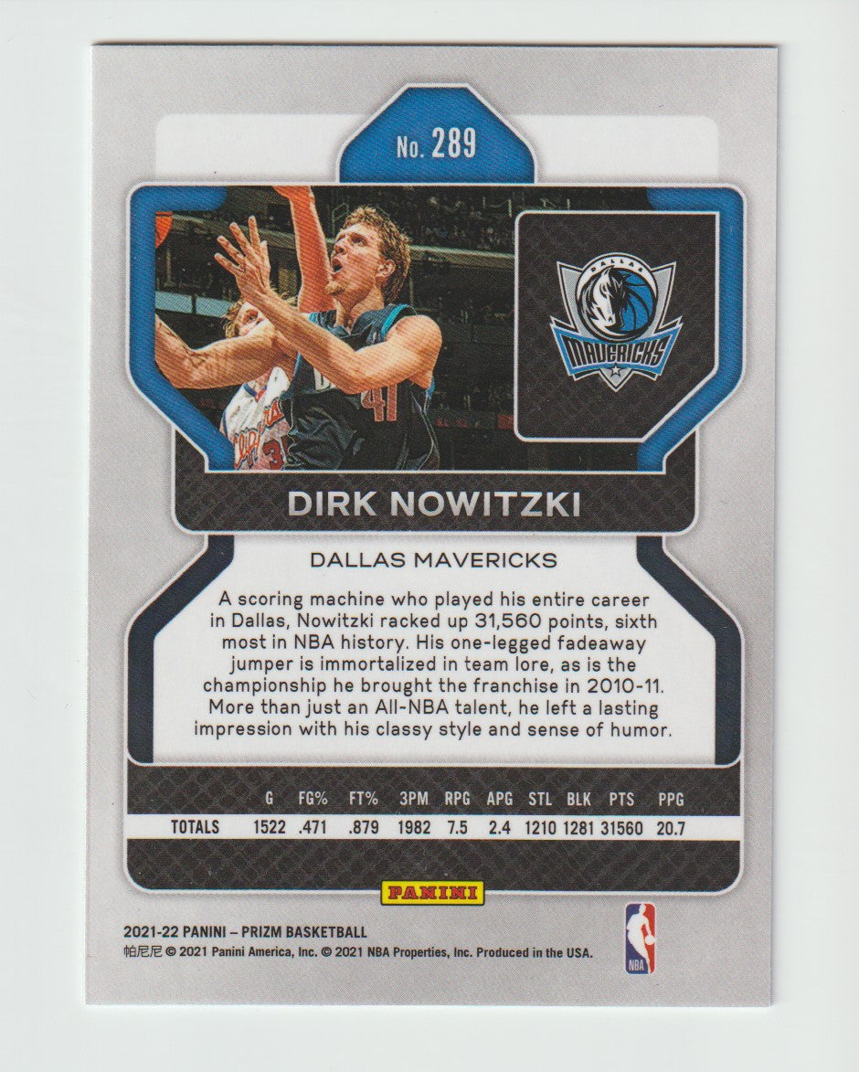 289 Dirk Nowitzki - Dallas Mavericks