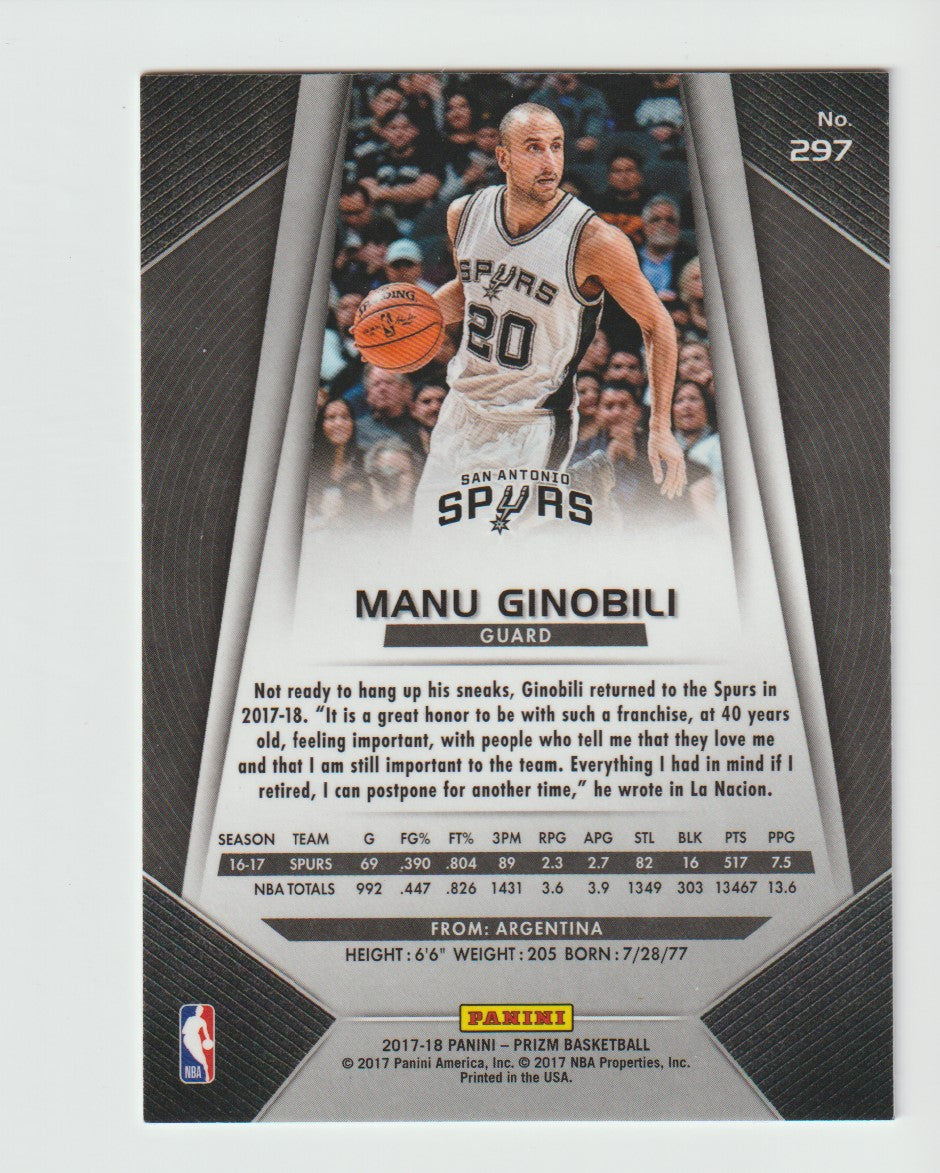 297 Manu Ginobili - San Antonio Spurs
