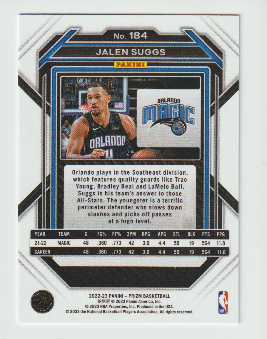 184 Jalen Suggs - Orlando Magic