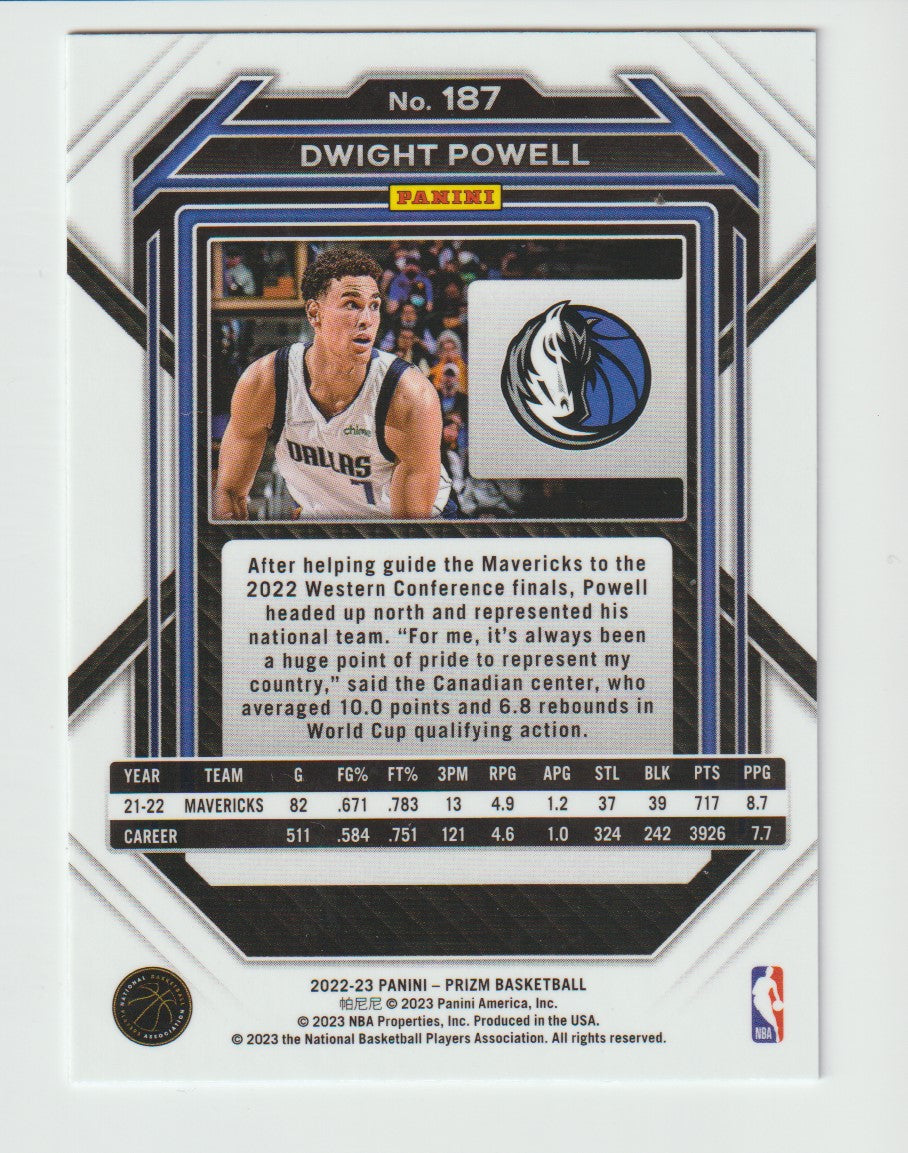 187 Dwight Powell - Dallas Mavericks
