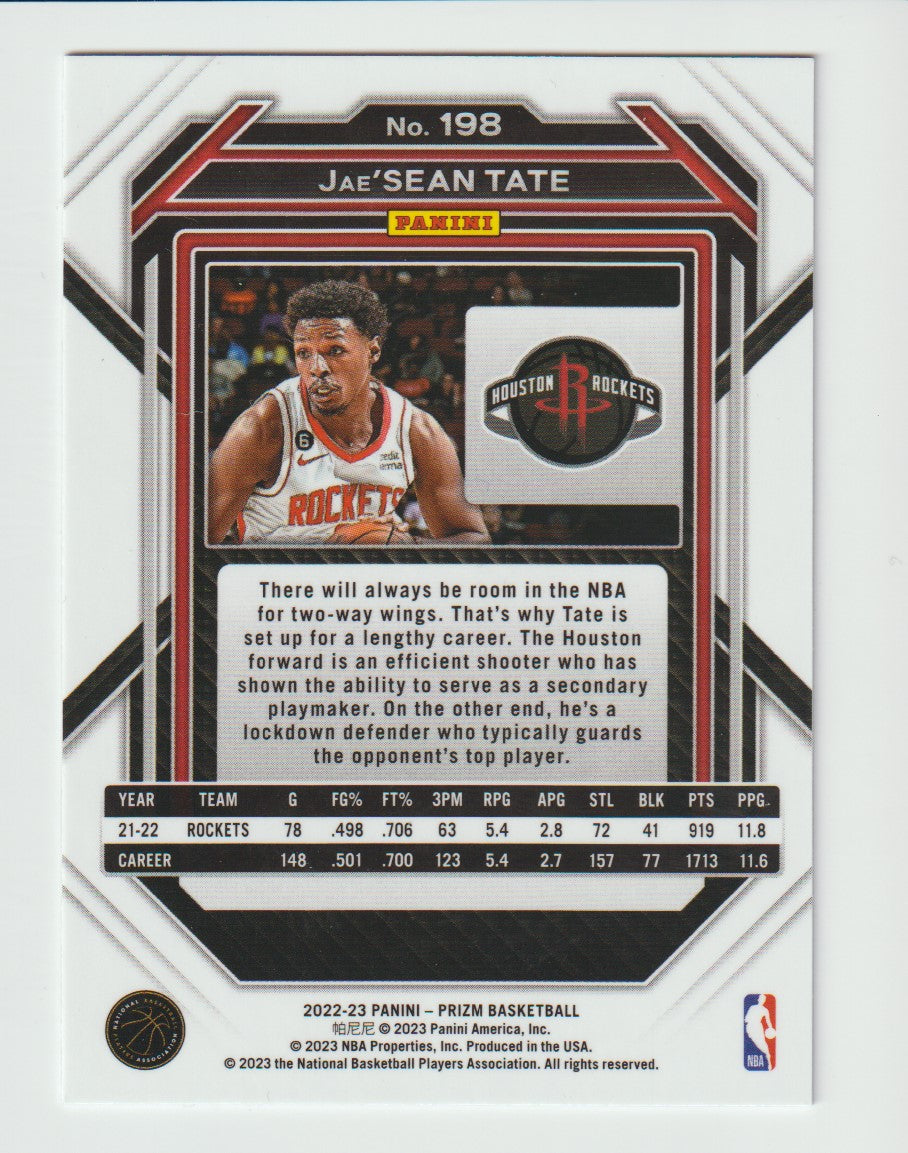 198 Jae'Sean Tate - Houston Rockets