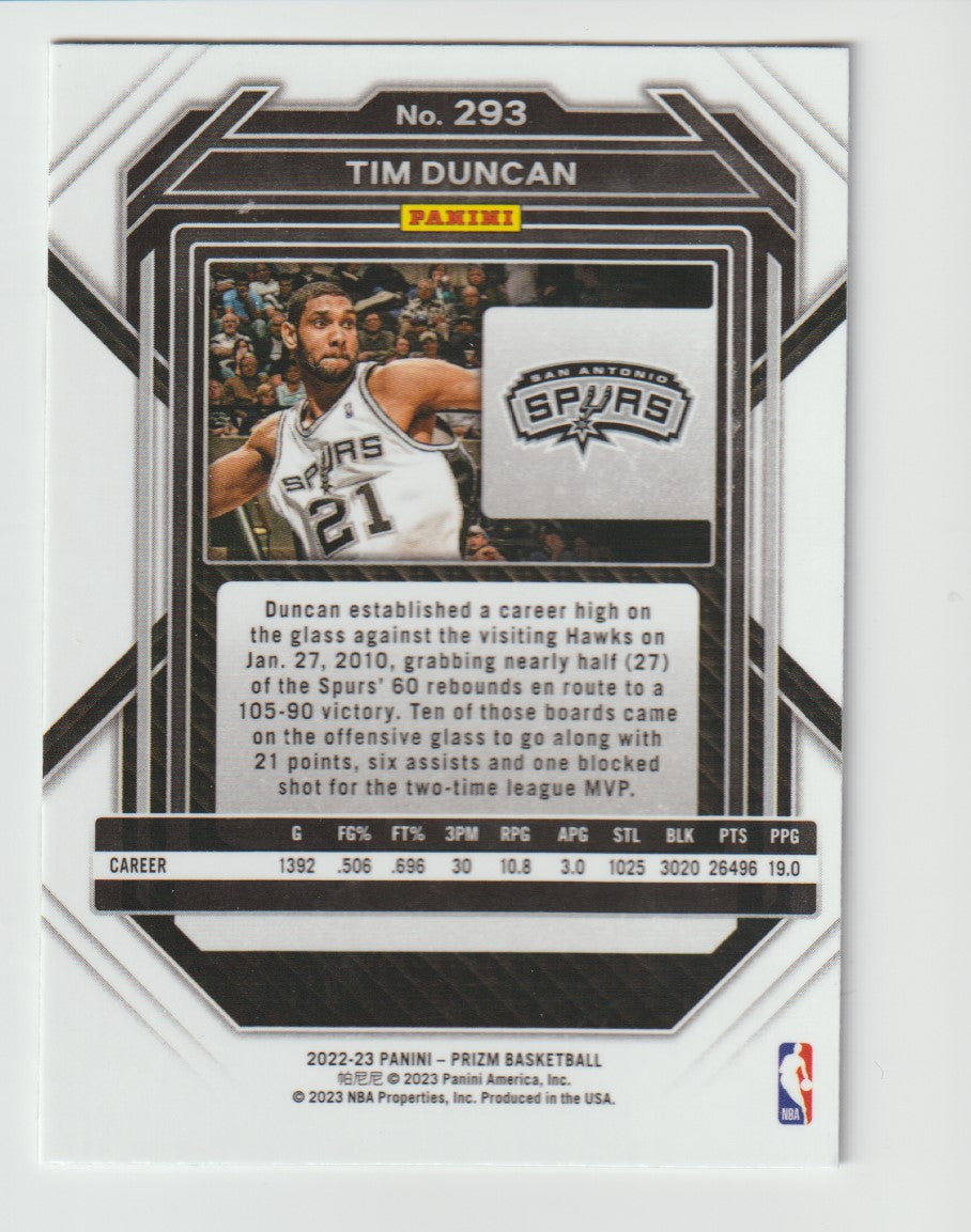 293 Tim Duncan - San Antonio Spurs