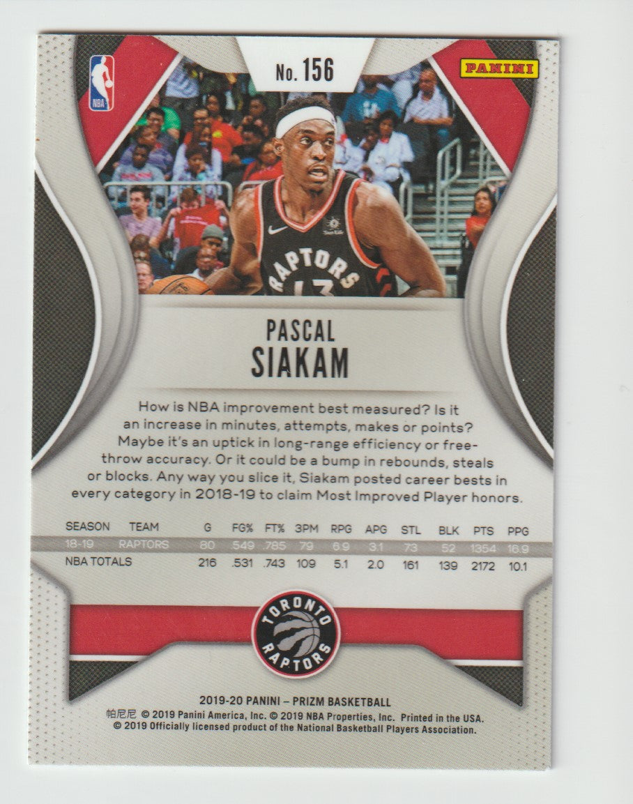 156 Pascal Siakam - Toronto Raptors