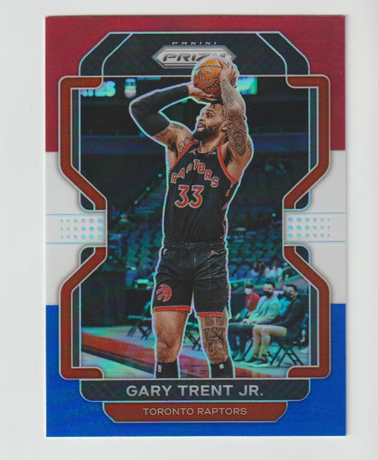 131 Gary Trent Jr. - Toronto Raptors Red White Blue Prizm