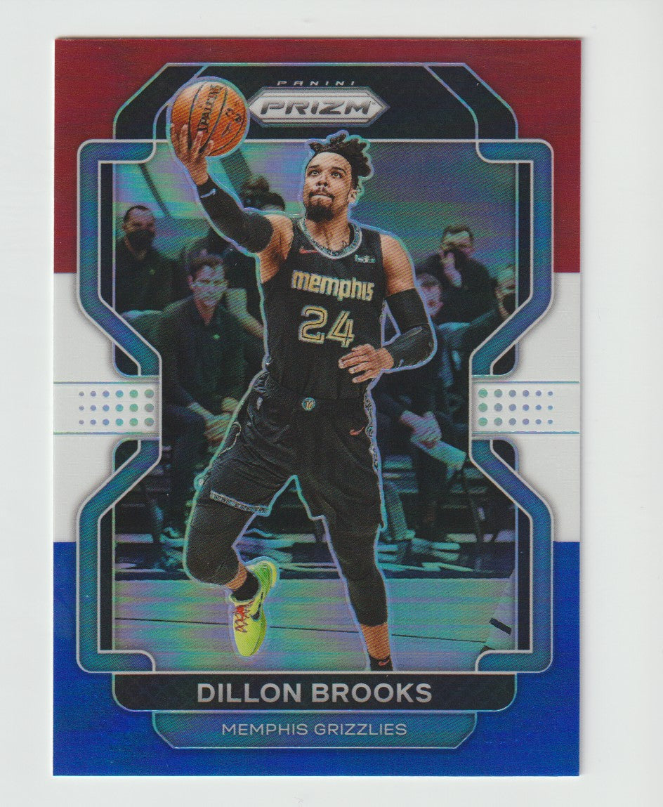 202 Dillon Brooks - Memphis Grizzlies Red White Blue Prizm