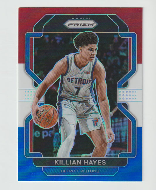 101 Killian Hayes - Detroit Pistons Red White Blue Prizm