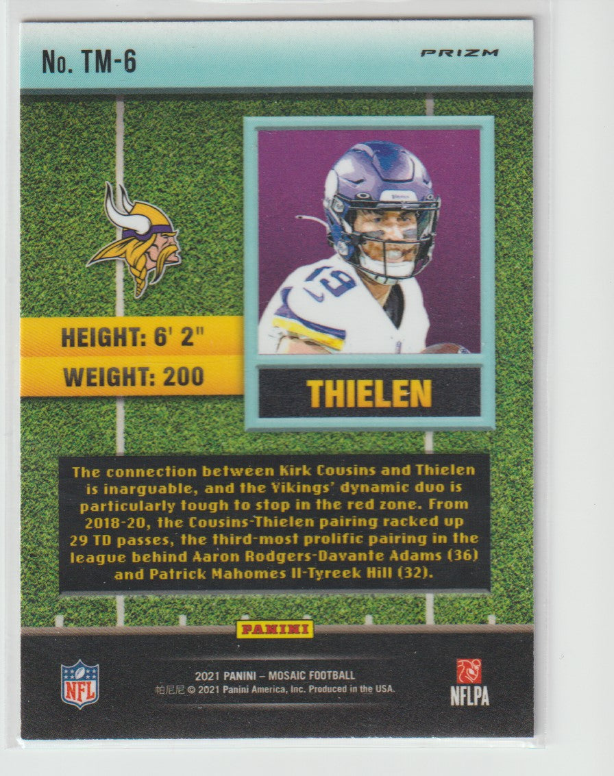 TM-6 Adam Thielen - Minnesota Vikings Mosaic Parallel