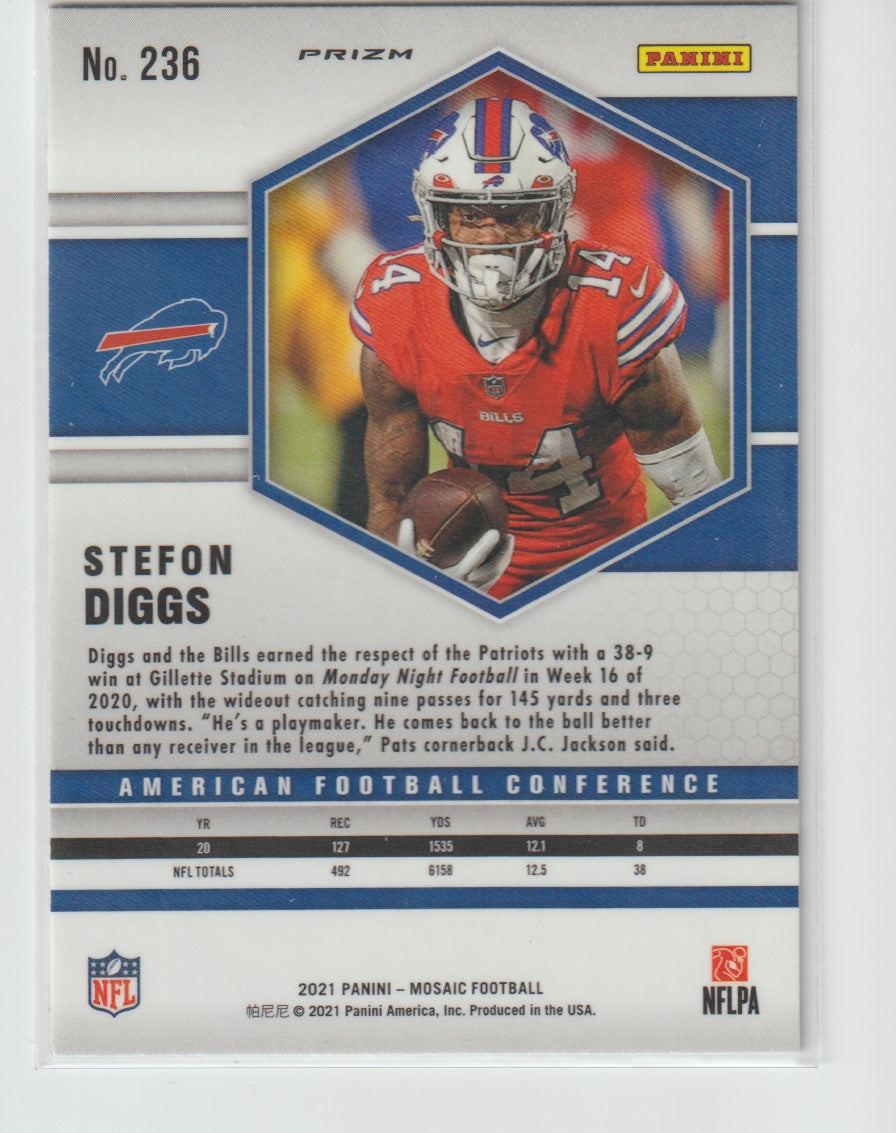 236 Stefon Diggs - Buffalo Bills Green Parallel