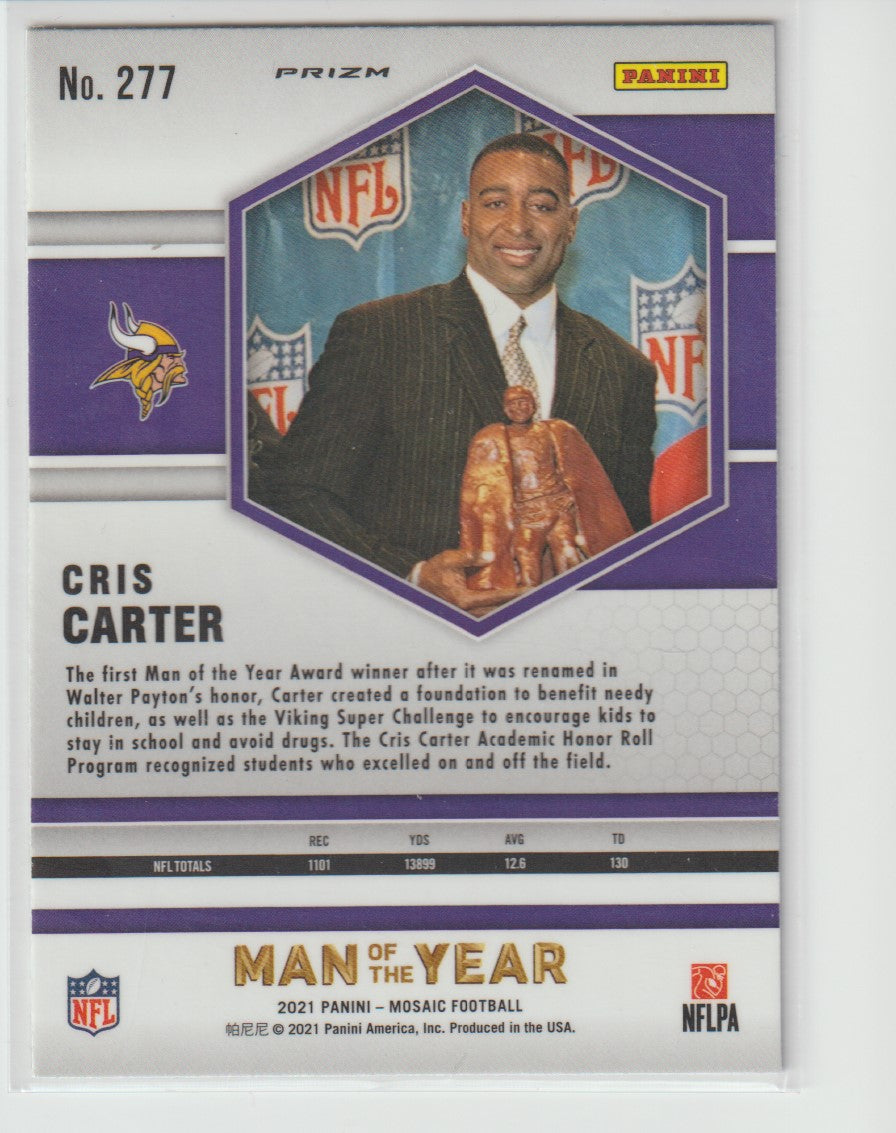 277 Cris Carter - Minnesota Vikings Green Parallel