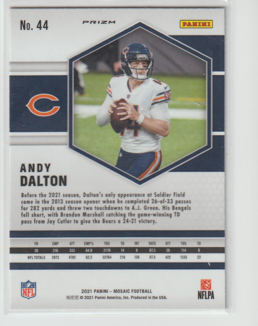 044 Andy Dalton - Chicago Bears Camo Pink Parallel