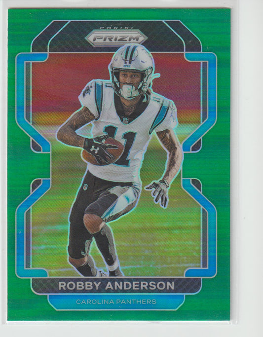 312 Robby Anderson - Carolina Panthers Green