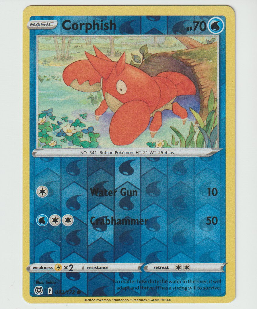 032/172 Corphish Common Reverse Holo