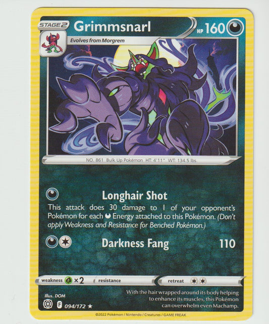 094/172 Grimmsnarl Rare