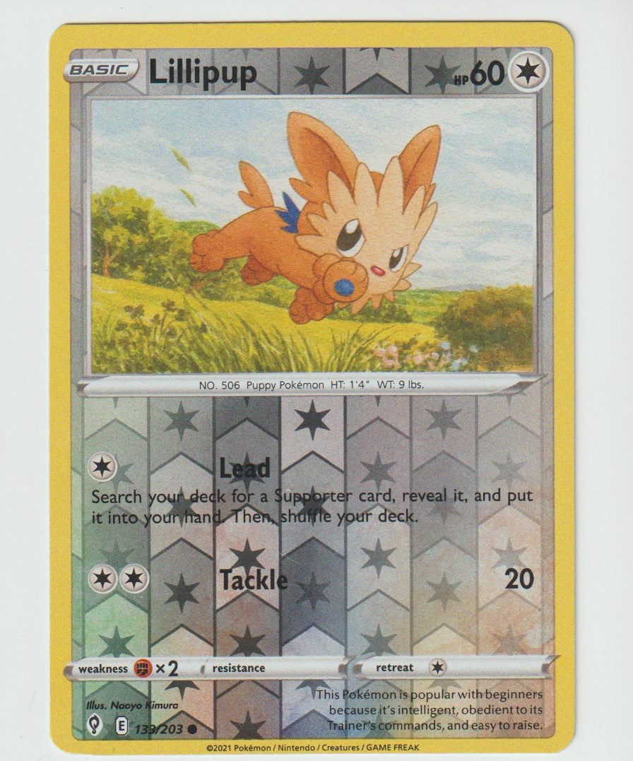 133/203 Lillipup Common Reverse Holo