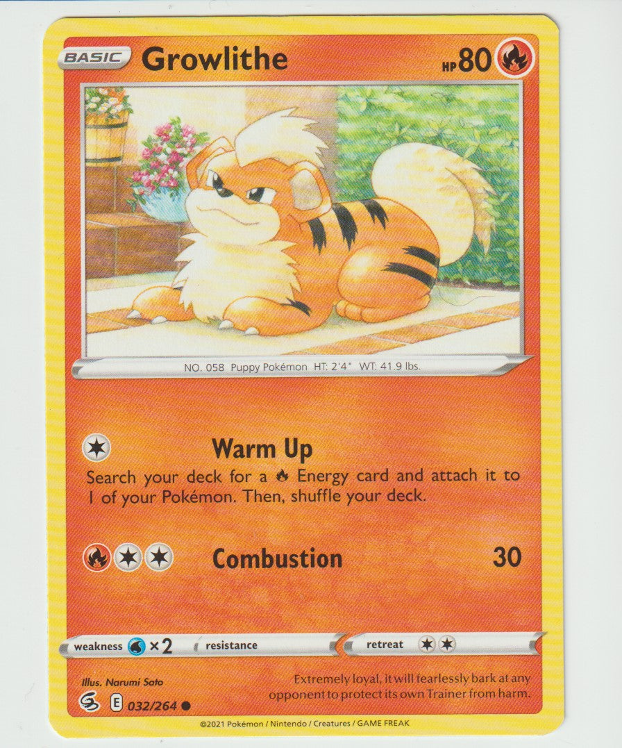 032/264 Growlithe Common