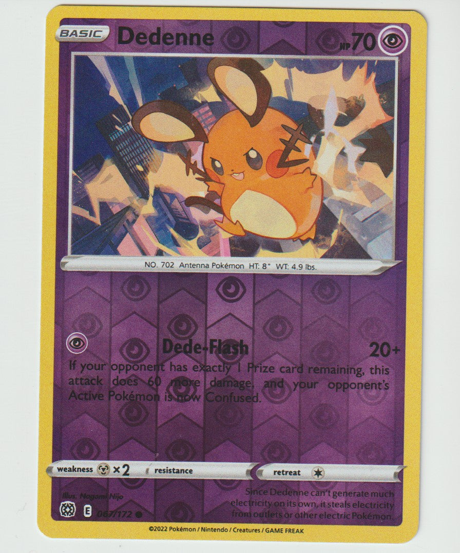 067/172 Dedenne Common Reverse Holo