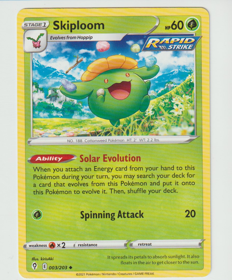 003/203 Rapid Strike Skiploom Uncommon