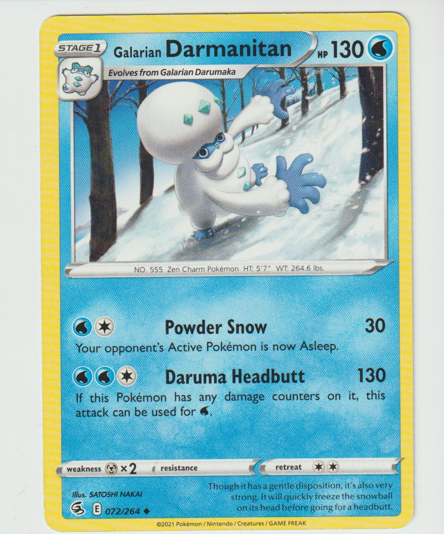 072/264 Galarian Darmanitan Uncommon