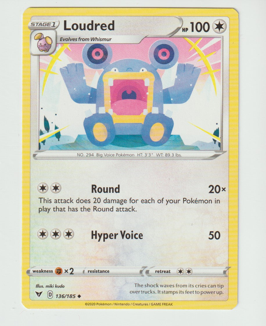 136/185 Loudred Uncommon