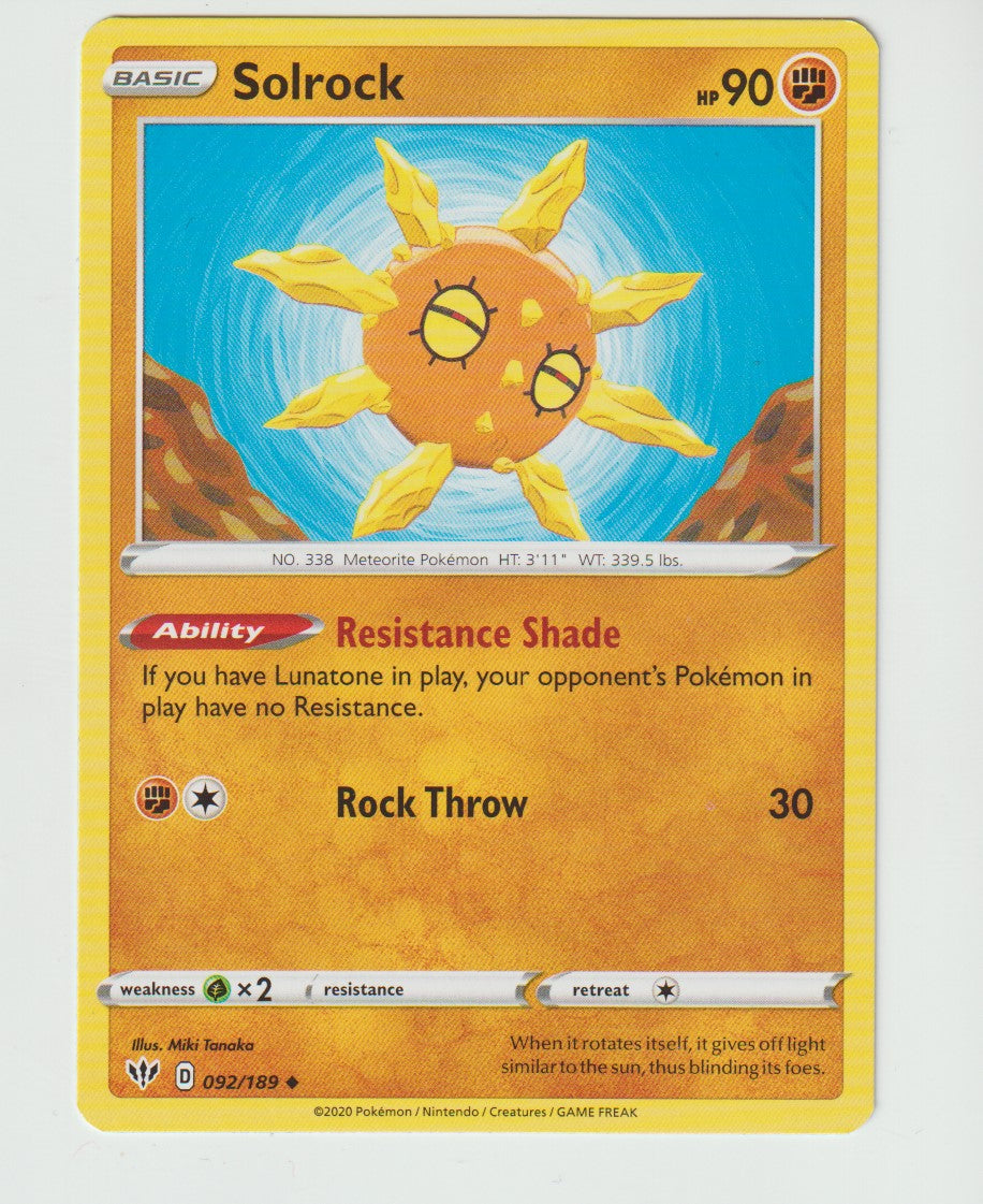 092/189 Solrock Uncommon