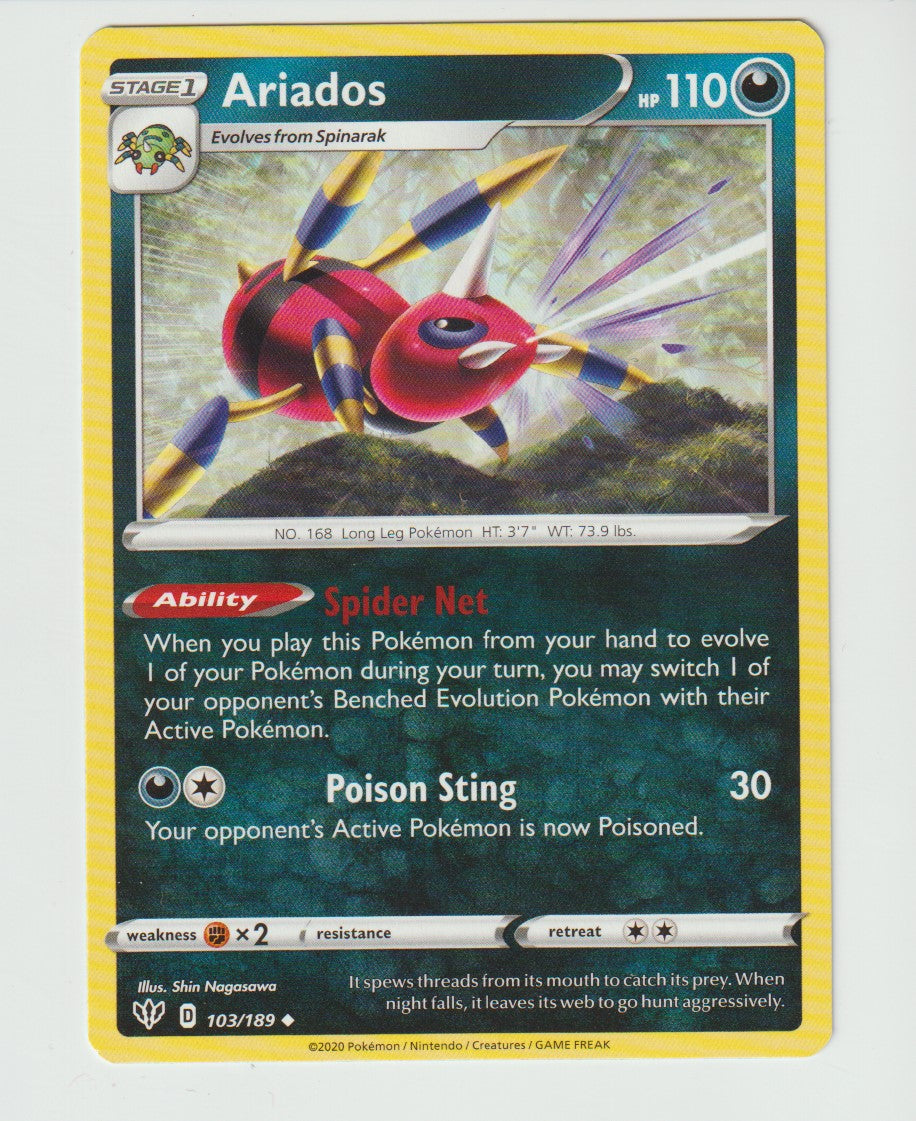 103/189 Ariados Uncommon