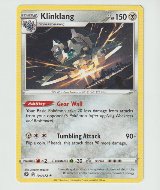 104/172 Klinklang Rare