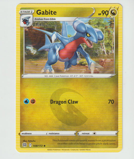 108/172 Gabite Uncommon