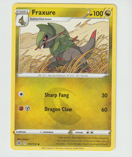 111/172 Fraxure Uncommon