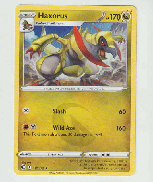 112/172 Haxorus Rare