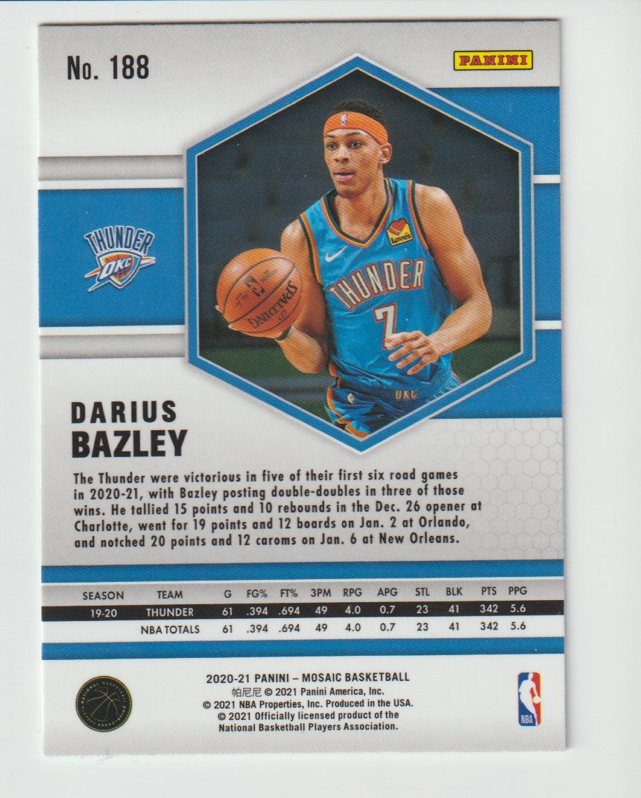188 Darius Bazley - Oklahoma City Thunder