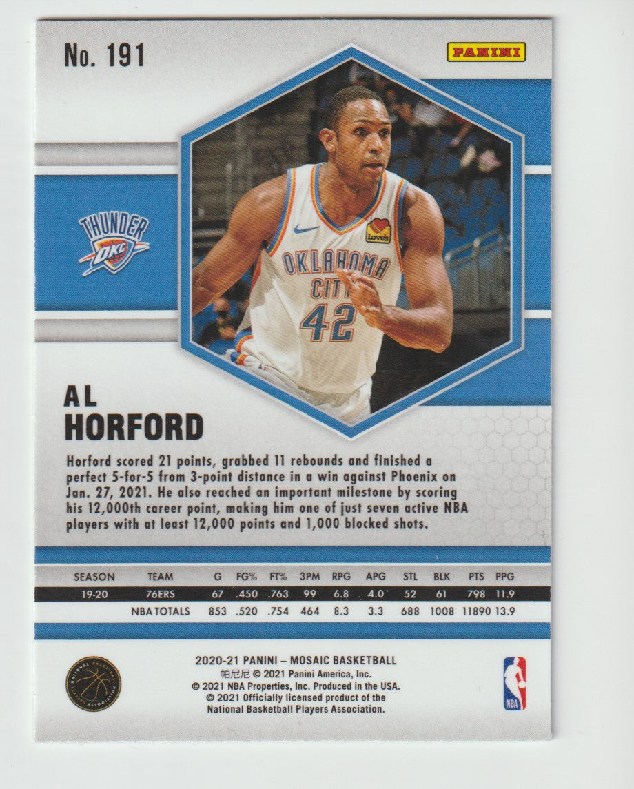 191 Al Horford - Oklahoma City Thunder