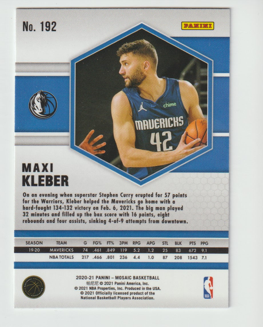 192 Maxi Kleber - Dallas Mavericks