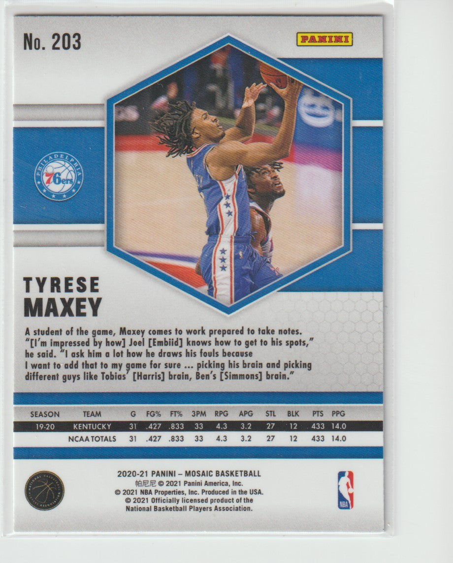 203 Tyrese Maxey - Philadelphia 76ers