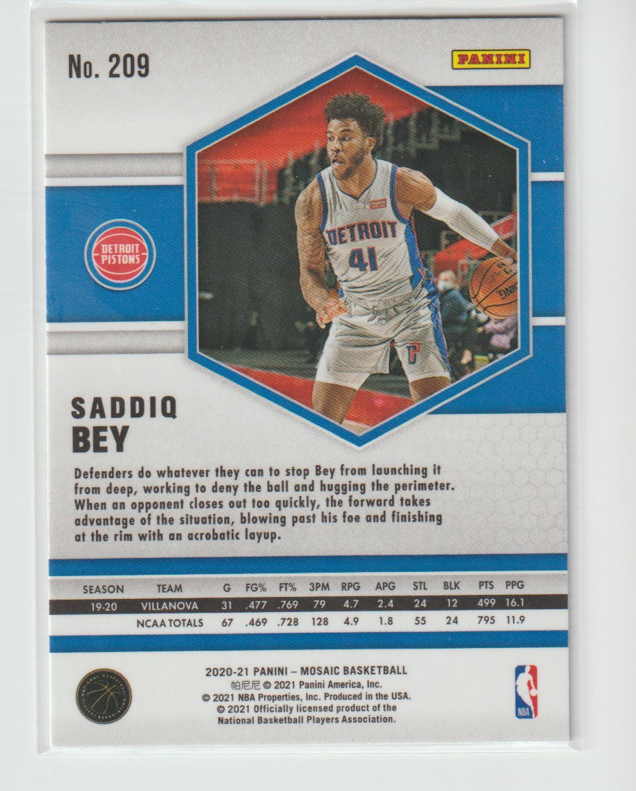 209 Saddiq Bey - Detroit Pistons