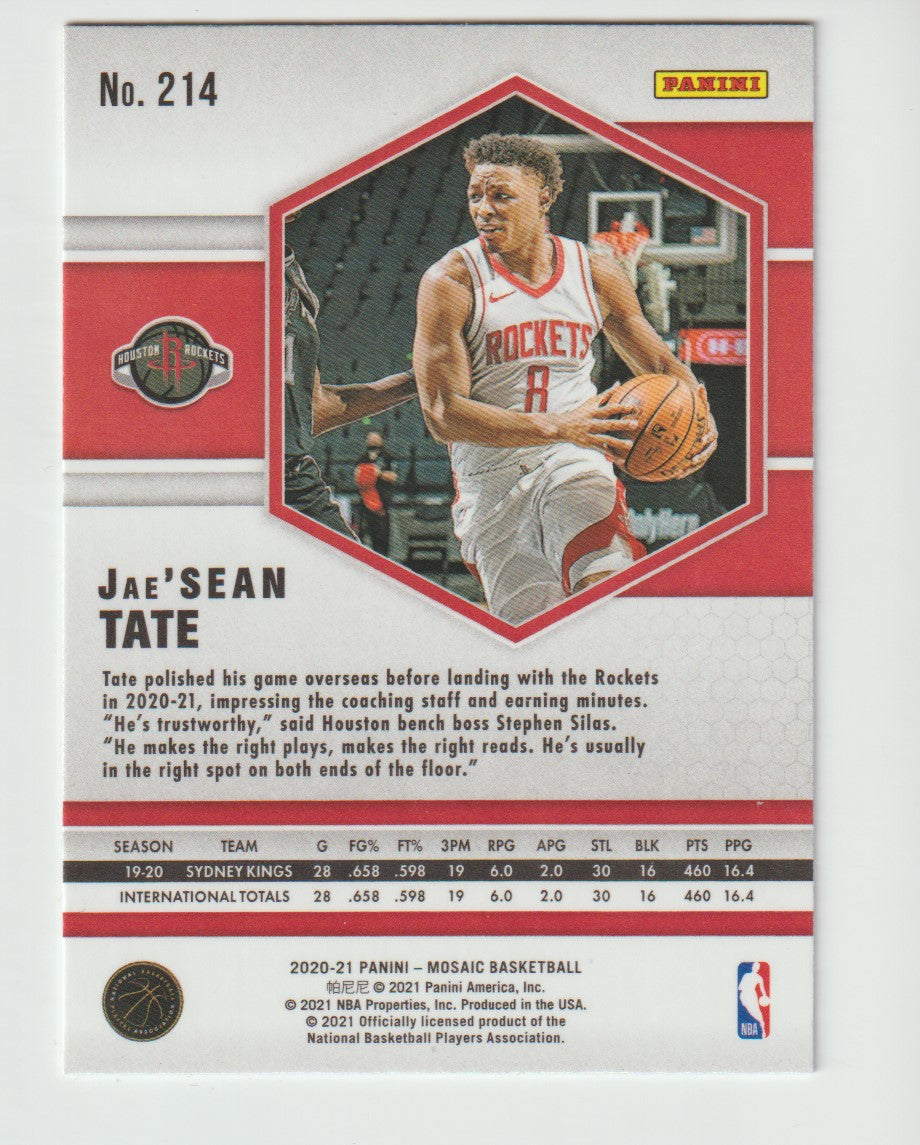 214 Jae'Sean Tate - Houston Rockets
